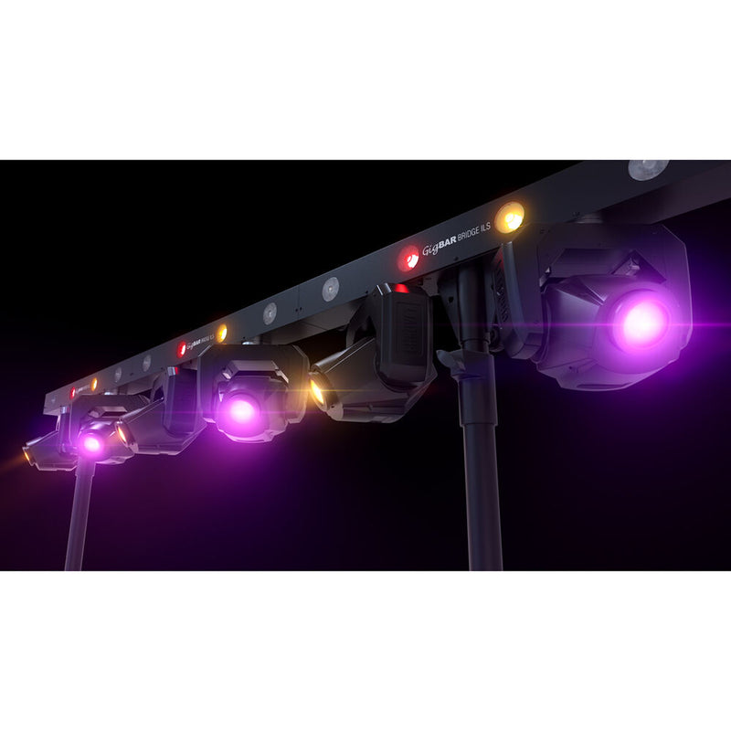 CHAUVET DJ GigBAR Bridge ILS 2-in-1 Lighting System with Moving Heads and RGBAW+UV Wash Effects