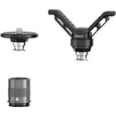 Sirui Black V-Yoke Holder & Metal Gray Quick Release Module