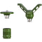 Sirui V Yoke Holder and Quick Release Module (Camo)