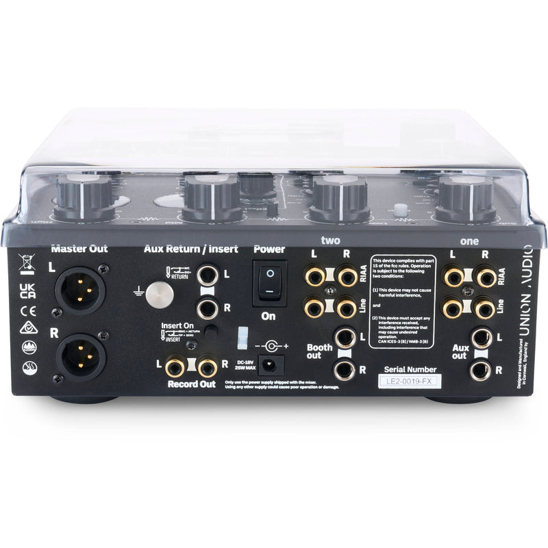 Decksaver Cover for Union Audio Orbit.2 LE & Orbit.2 LE FX Mixer