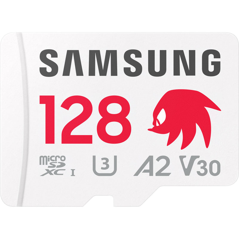 Samsung 128GB PRO Plus Sonic the Hedgehog UHS-I microSDXC Memory Card with SD Adapter