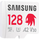 Samsung 128GB PRO Plus Sonic the Hedgehog UHS-I microSDXC Memory Card with SD Adapter