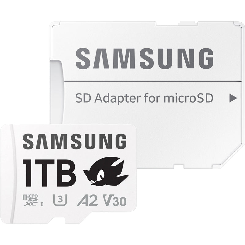 Samsung 1TB PRO Plus Sonic the Hedgehog UHS-I microSDXC Memory Card with SD Adapter
