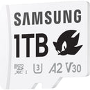 Samsung 1TB PRO Plus Sonic the Hedgehog UHS-I microSDXC Memory Card with SD Adapter