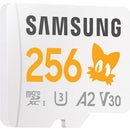 Samsung 256GB PRO Plus Sonic the Hedgehog UHS-I microSDXC Memory Card with SD Adapter