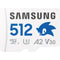 Samsung 512GB PRO Plus Sonic the Hedgehog UHS-I microSDXC Memory Card with SD Adapter