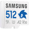 Samsung 512GB PRO Plus Sonic the Hedgehog UHS-I microSDXC Memory Card with SD Adapter