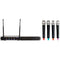 VocoPro Digital-Quad-500 Four-Channel UHF Wireless Handheld Microphone System (500 MHz)