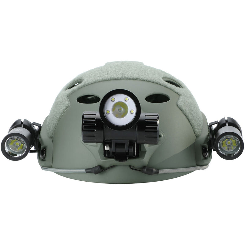 Bigblue Dual-Light Dive Helmet with Adjustable Mounts (Urban Gray, X-Large)