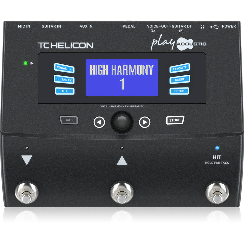 TC-Helicon Play Acoustic Vocal and Acoustic Guitar FX Pedal