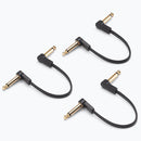 On-Stage Production-Grade Flat Patch Cable Right-Angle to Right-Angle (6", 60-Pack)