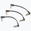 On-Stage Production-Grade Flat Patch Cable Right-Angle to Right-Angle (6", 60-Pack)