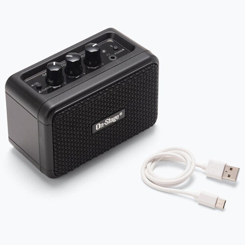 On-Stage Travel Guitar Amp with Rechargeable Battery