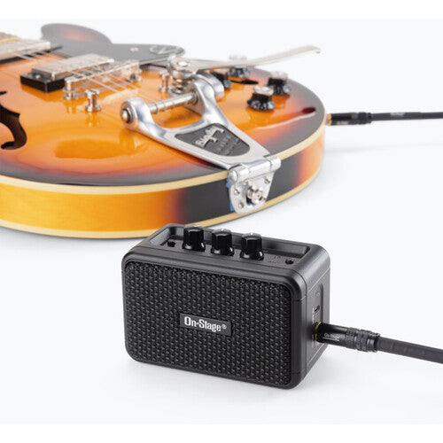 On-Stage Travel Guitar Amp with Rechargeable Battery