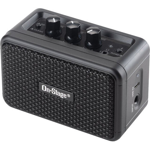 On-Stage Travel Guitar Amp with Rechargeable Battery