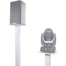 ProX DJ Lighting Stands for Moving Head Or Lighting Speaker (Pair, White)