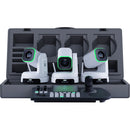 BirdDog 3 x X1 PTZ Cameras & KBD PTZ Controller Bundle (White)