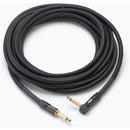 On-Stage Braided Straight 1/4" Male to Right-Angle 1/4" Male Instrument Cable (15')