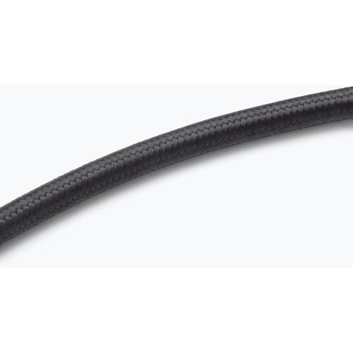 On-Stage Braided Straight 1/4" Male to Right-Angle 1/4" Male Instrument Cable (25')