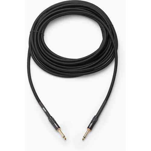 On-Stage Braided Straight 1/4" Male to Straight 1/4" Male Instrument Cable (15')
