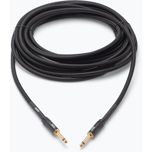 On-Stage Braided Straight 1/4" Male to Straight 1/4" Male Instrument Cable (15')