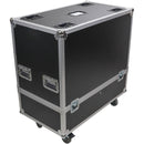ProX 2-Speaker Flight Case for QSC KW152 Speakers - 33"H x 18"W x 16"L