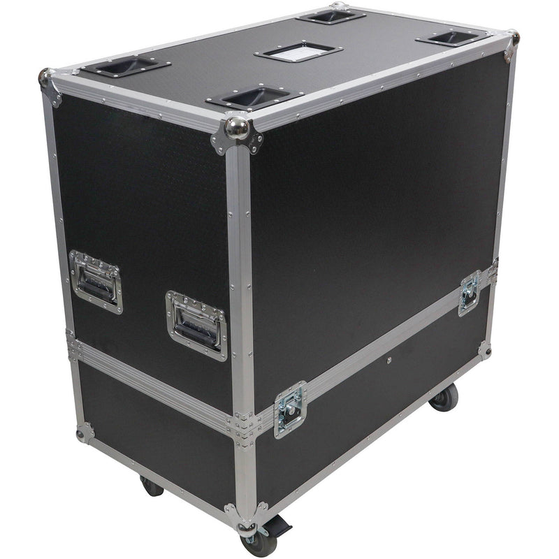 ProX 2-Speaker Flight Case for QSC KW152 Speakers - 33"H x 18"W x 16"L