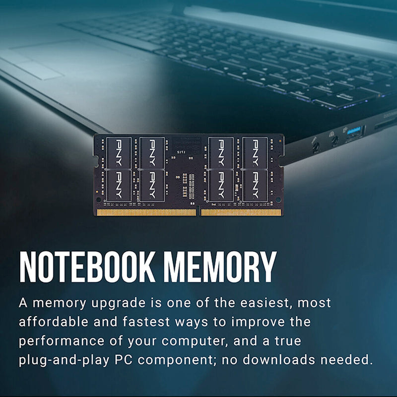 PNY 32GB Performance DDR4 3200 MHz SO-DIMM Memory Module (1 x 32GB)