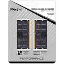 PNY 64GB Performance DDR4 3200 MHz SO-DIMM Memory Kit (2 x 32GB)