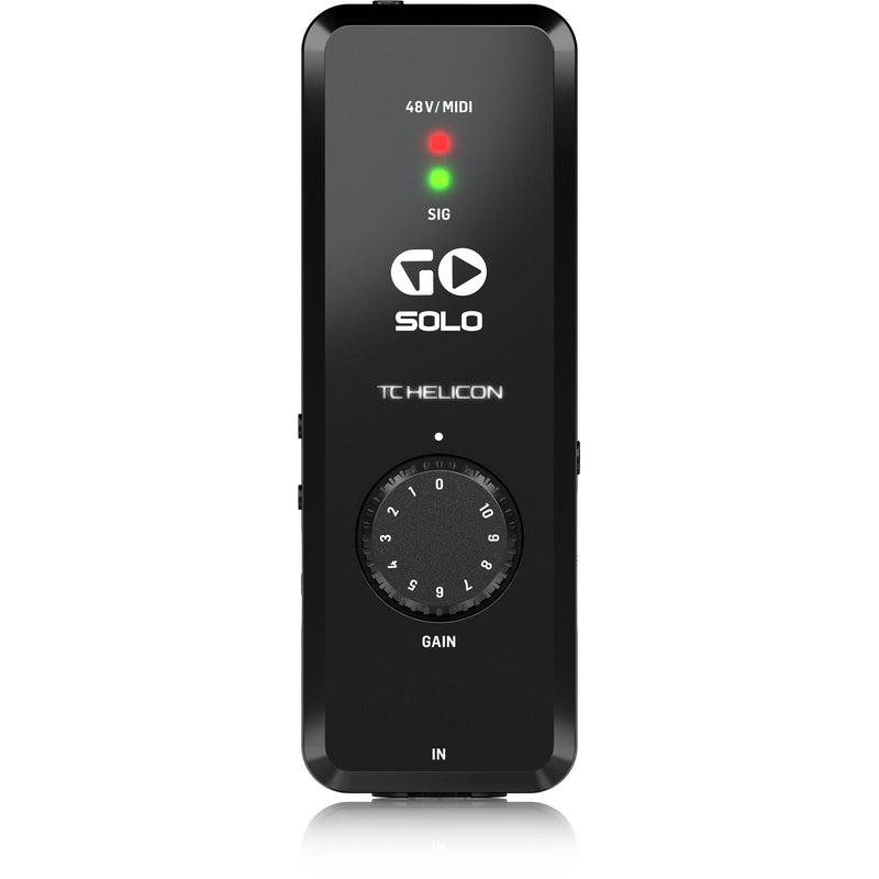 TC-Helicon GO SOLO Portable Audio/MIDI Interface for Mobile Devices