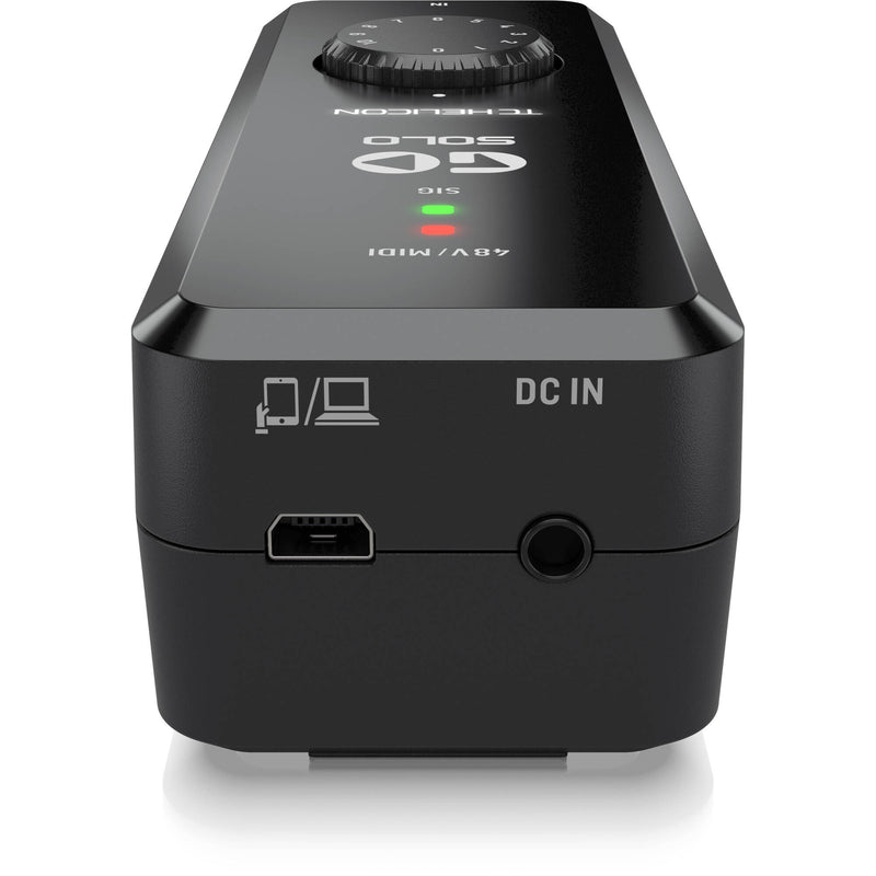 TC-Helicon GO SOLO Portable Audio/MIDI Interface for Mobile Devices