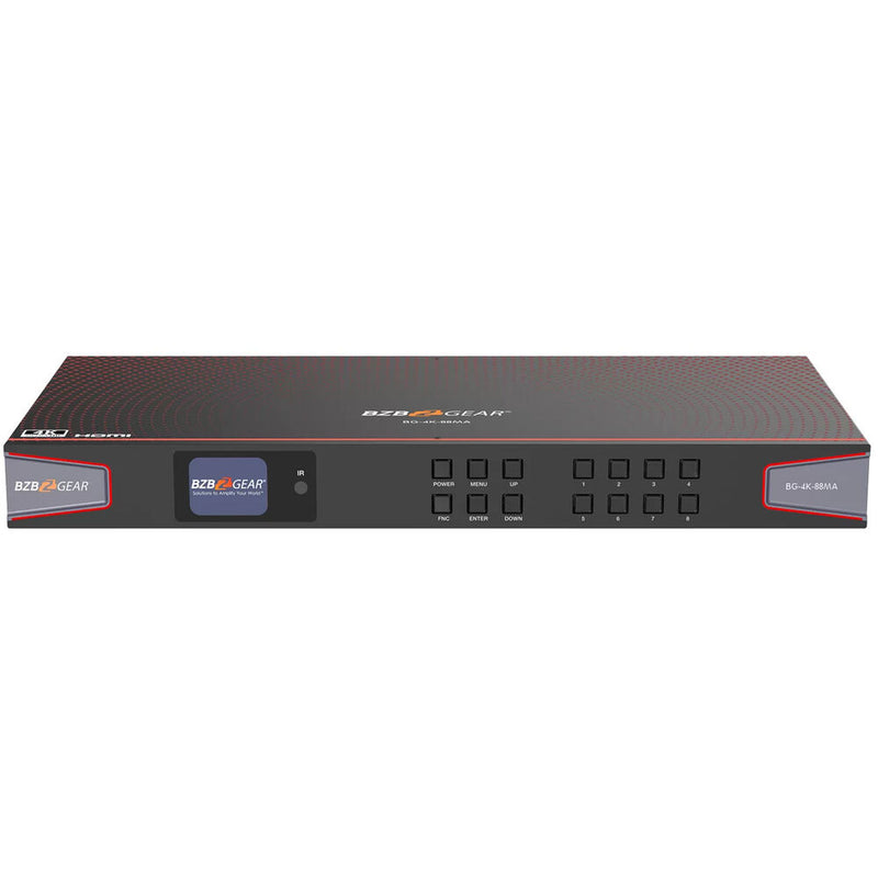 BZBGEAR BG-4K-88MA 8x8 UHD 4K HDMI 2.0 Matrix Switcher