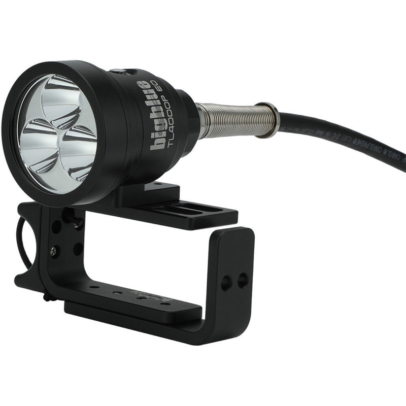 Bigblue Light Head for TL4000P EO with Adjustable Goodman Handle (Black)