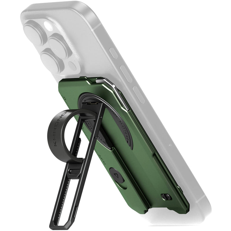 Tilta Khronos Multi-Functional Magnetic Backplate for iPhone 16 Pro (Forest Green)