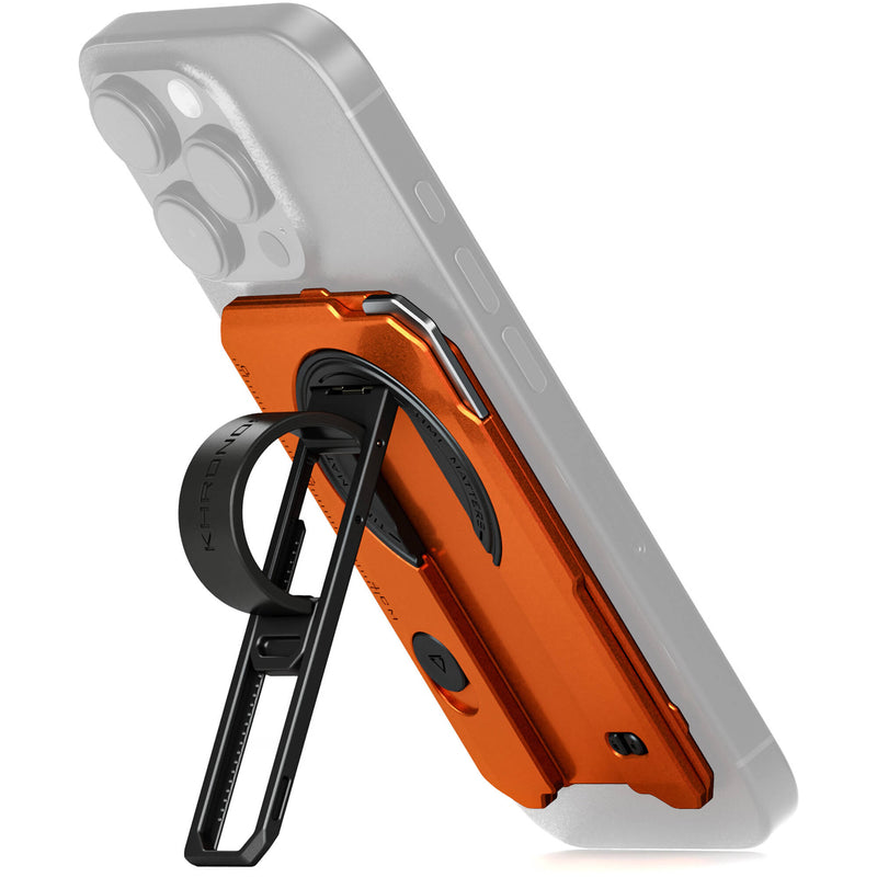Tilta Khronos Multi-Functional Magnetic Backplate for iPhone 16 Pro (Orange)