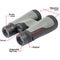 Winchester 10x50 Supreme Binoculars (Black/Gray)