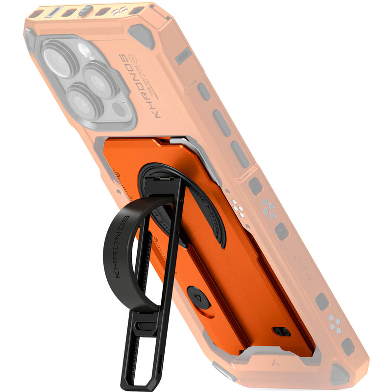 Tilta Khronos Multi-Functional Magnetic Backplate for iPhone 16 Pro Max (Orange)