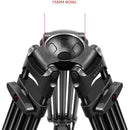 SHAPE Freelance Heavy-Duty Tripod with Fluid Head