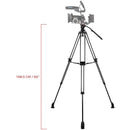 SHAPE Freelance Heavy-Duty Tripod with Fluid Head