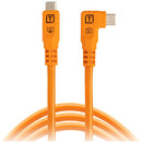 Tether Tools TetherPro Optima USB-C Cable (6', High-Visibility Orange, Right-Angle)