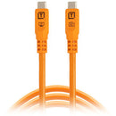 Tether Tools TetherPro Optima USB-C Cable (10', High-Visibility Orange)