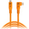 Tether Tools TetherPro Optima USB-C Cable (10', High-Visibility Orange, Right-Angle)