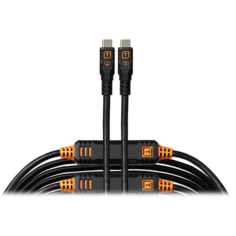 Tether Tools TetherPro Optima USB-C Cable (31', Non-Reflective Black)