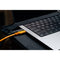 Tether Tools TetherPro Optima USB-C Cable (31', High-Visibility Orange)
