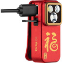 Olight Oclip Pro Rechargeable Clip-On Light (Orange with Fortune Snake Logo)