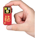 Olight Oclip Pro Rechargeable Clip-On Light (Orange with Fortune Snake Logo)