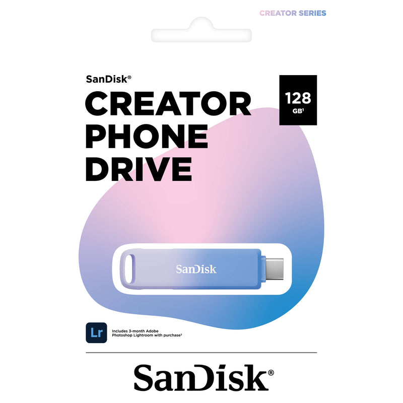 SanDisk 128GB Creator Series Phone Drive (USB-C / Lightning)
