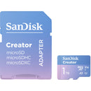 SanDisk 1TB Creator Series UHS-I microSDXC Memory Card with SD Adapter