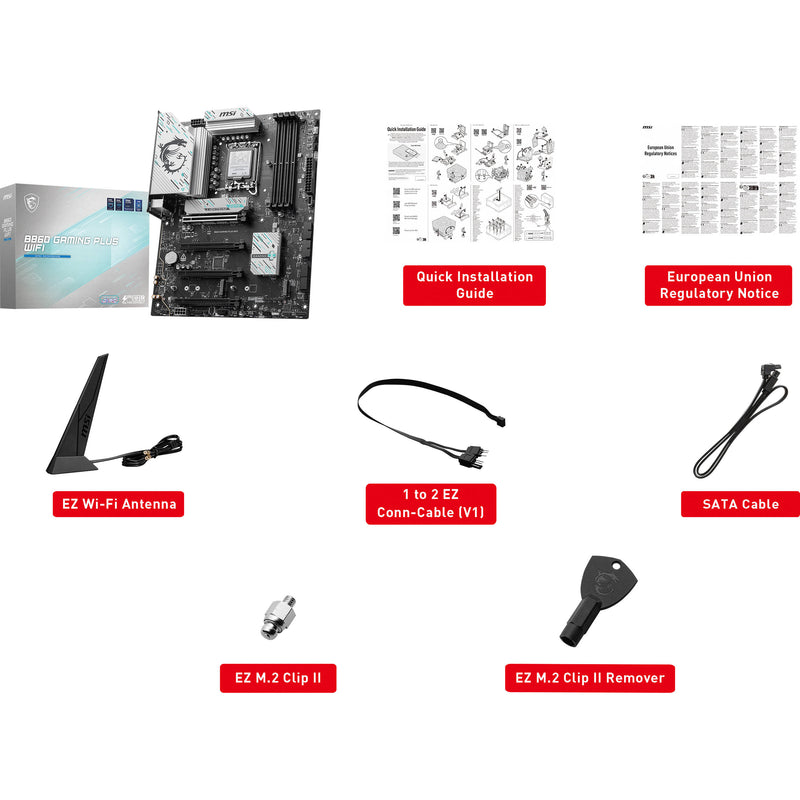 MSI B860 GAMING PLUS WIFI LGA 1851 ATX Motherboard