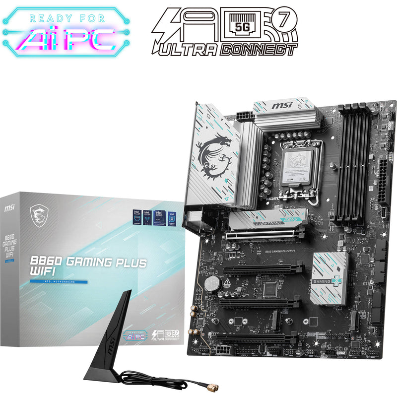 MSI B860 GAMING PLUS WIFI LGA 1851 ATX Motherboard